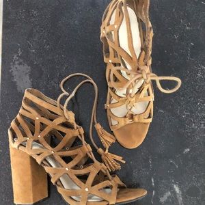 Jessica Simpson chunking lace up sandals